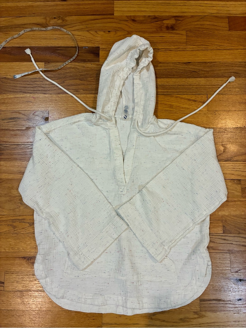 Lou & Grey White Speckled Women’s Hooded Tunic